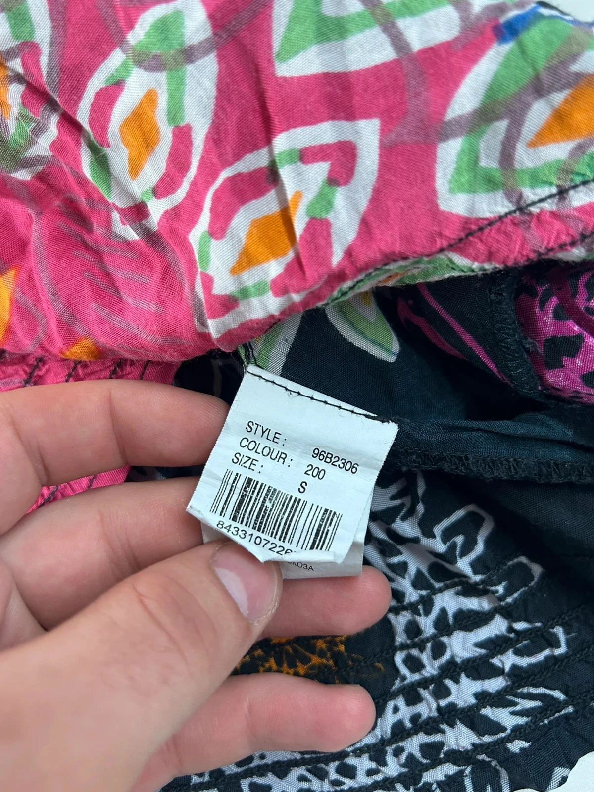 Desigual blouse met lange mouwen en multicolor vintage patroon – photo 9